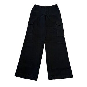 Aritzia Tna Black Straight Leg Cargo Pants Women's Size 6
